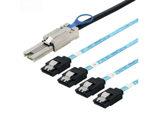 FOR MINI SAS SFF-8088 26P to 4 Port SATA 7P female server hard disk connection c