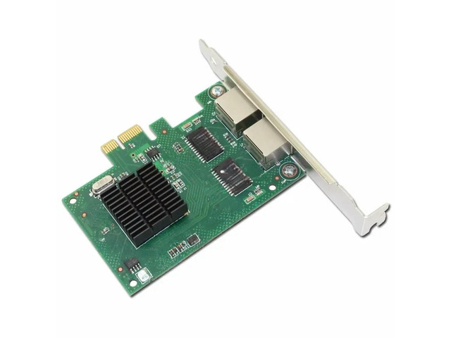 FOR Dual Port Ethernet Adapter Network Card With bcm5715 Chipset