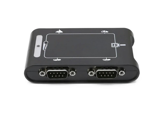 FOR 9pin RS232 USB 2.0 to 4 ports Serial DB9 COM Controller Connectors Adapter H