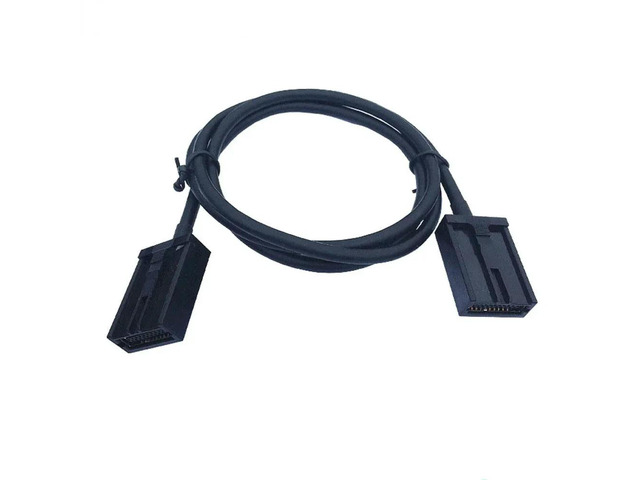 FOR HDMI EM male to HDMI E TYPE male 19P 1.4V 4K black ABS shell car HD connecti