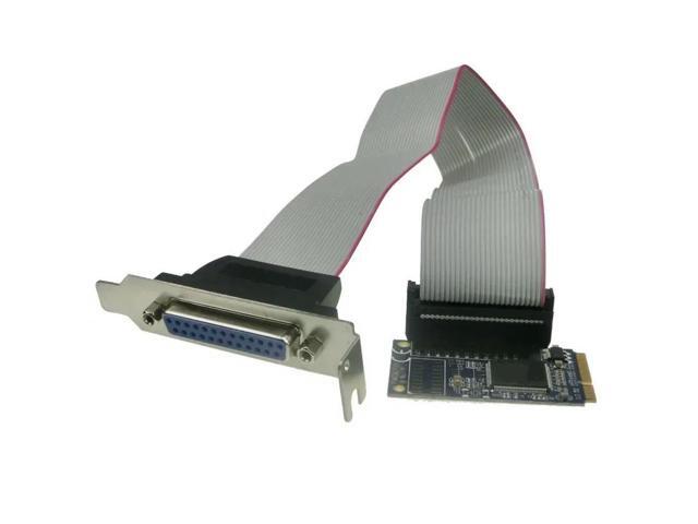 FOR mini PCI-e to IEEE 1284 Parallel Card MINI-PCI Express to DB25 Printer LPT Port Adapter for mini ITX converter card