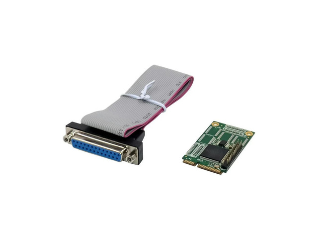 FOR Mini PCIE to Parallel 1p Interface WCH384L chip MINI PCI-E lpt DB25 Converter card expansion to mpcie 384 chip