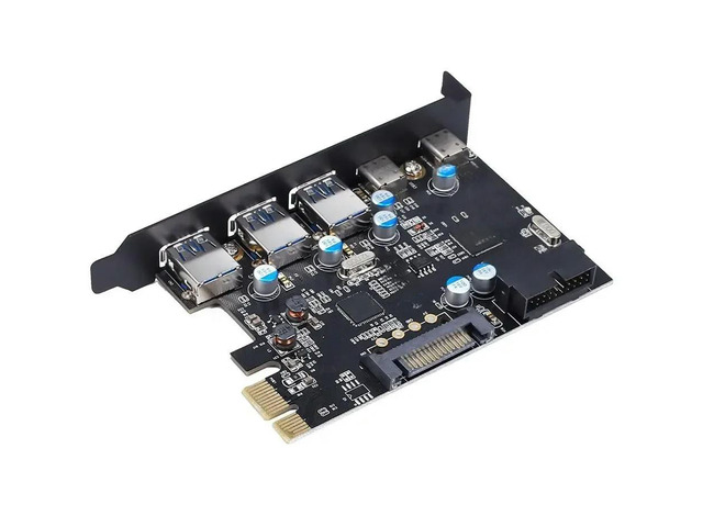 FOR PCI Express Card to 3 PORTS USB 3.0 2 PORTS USB3.1 Type C Internal USB 3.0 2