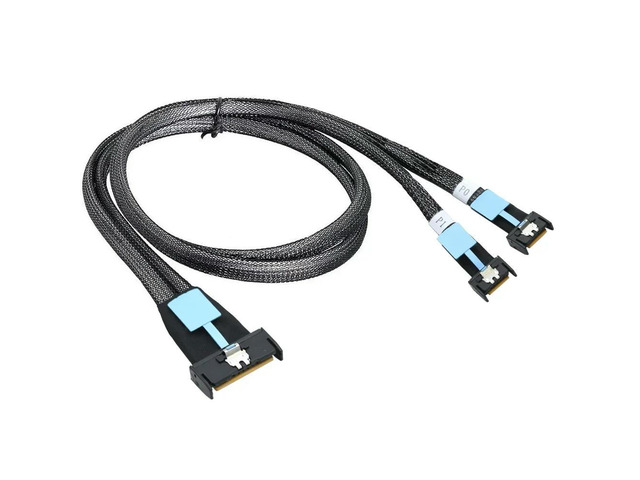 FOR MCIO 8i 5.0 SFF-8654 8I to 2 MCIO SFF-8654 4I Cable for High-Speed Data Transfer