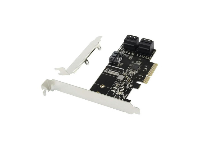 FOR SATA to PCIE Adapter 5 Ports PCI Express X4 X8 X16 To SATA 3.0 6Gbp Rate Exp