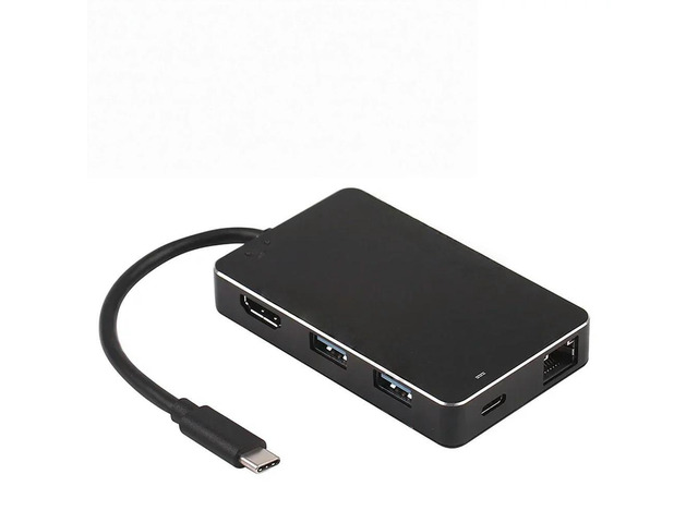 FOR USB Type C HUB to HDMI RJ45 Multi USB 3.0 USB3.0 Power Adapter For book Pro Air Dock 3 Port USB-C USB HUB Splitter Hab