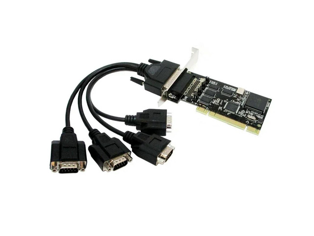 FOR MCS9865 PCI to serial card RS-232 serial port expansion cards (4) 9-pin com RS232 port integrated