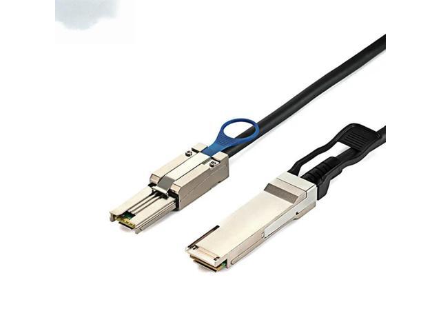 FOR QSFP to MiniSAS HD Adapter Cable, 40Gbps SFF-8436 to SFF-8088 Optical Cable, for High-Speed Data Center/Server/Storage