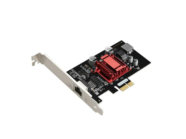 FOR POE network card industrial camera image acquisition PCIe1X power supply I21