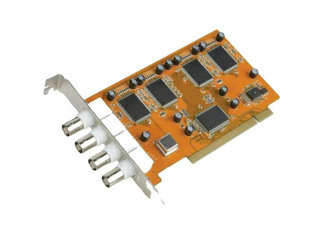 FOR PCI to 4 Ports AV/S Video Capture Card Trident SAA7134HL Chip VC4000 For Edu