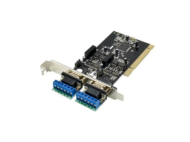 FOR PCI To RS422 RS485 Converter Adapter Card PCI to 2 Port RS485 RS422 Serial C