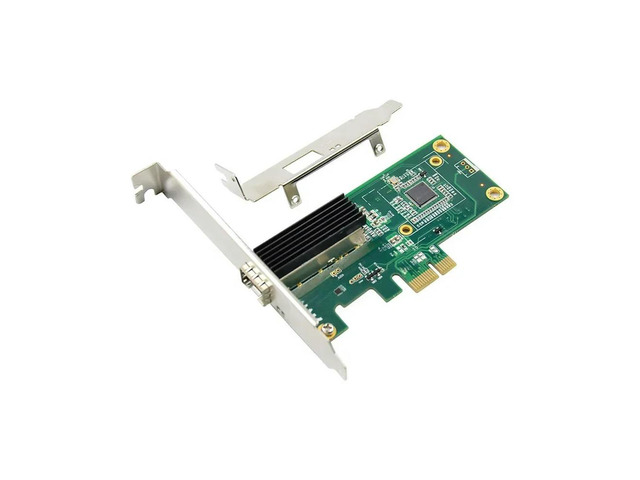 FOR I210 chipset PCIe 1000M single SFP fiber network lan card 1 port sfp adapter