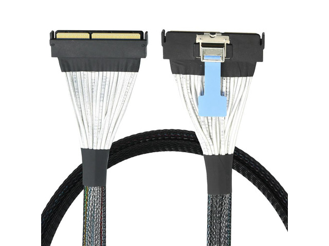 FOR SAS MCIO 5.0 124P 16X 16I to MCIO 5.0 124P male Extender Cable