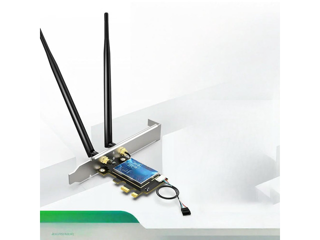 FOR 3000Mbps WiFi 6 PCI-E Network Card 802.11ax/ac Dual band 2.4G/5GHz Wireless