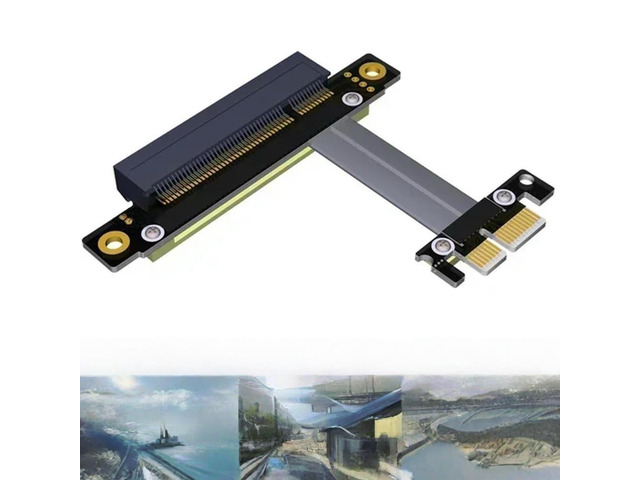 FOR PCI-E x8 extension cable transfer x1 pcie 1x to 8x support network card SSD