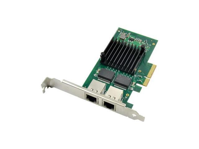 FOR PCI-E X4 RJ45 Server Dual Port Ethernet 10/100/1000Mbps Network Interface Card For i350-T2 NIC I350AM2 Pcie server