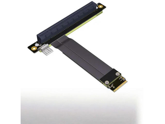 FOR M2 NGFF NVMe converter to PCIE x16 Graphics card built-in adapter M.2 mkey extension card pci-e 16x Flexible Flat Cable
