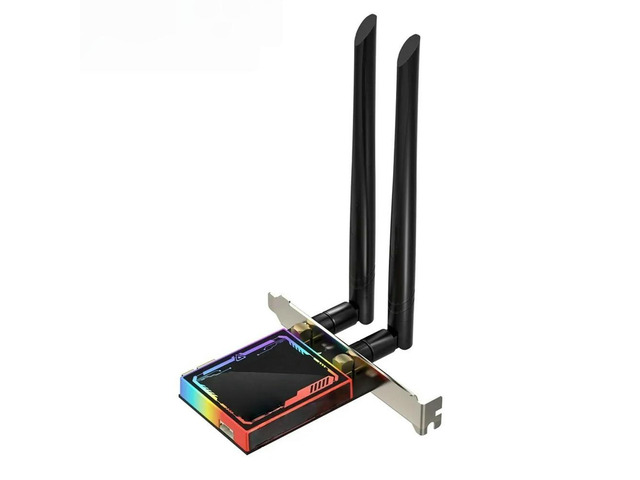 FOR Wireless Wifi Adapter Network Card Wi Fi Signal Receiver Wi-fi 6 5.1 Dual Band With Colorful Breathing Light