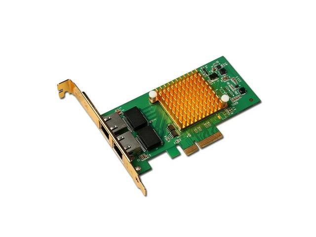 FOR I350 - T2 Network Card PCI - E 2 Ports Ethernet Server Nic Original InteI350T2 Chip