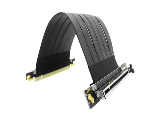FOR Full Speed 3.0 PCIE X16 Graphics Card Extension Cable Shielded Cable Compatible with ATX Chassis Phanteks Lianli MSI Adapter