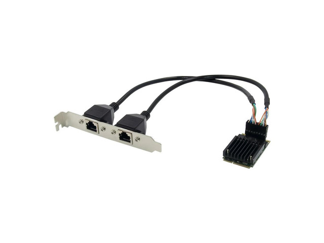 FOR MINI PCIE to dual Ethernet mpcie to 2 ports 100/1000M lan card inter Chipset 82583+AMS1182E