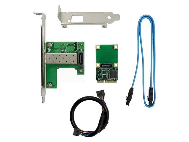 FOR MINI PCIE I210 SFP 1-port Network Adapter 1G 1000M LAN CARD