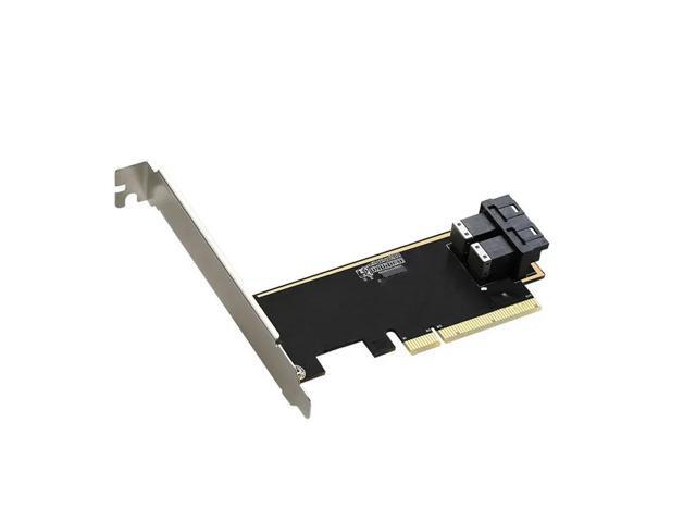 FOR PCIE 8X To 2 ports U.2 SFF-8643 dual NVMe ssd pci-e x8 converter card sff8643 U2 Adapter