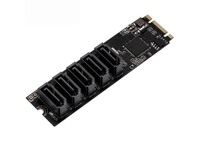 FOR M.2 (PCIe 3.0) to 5 Ports SATA III 6G ssd Adapter with sataIII cable SATA3.0 to m.2 pci-e