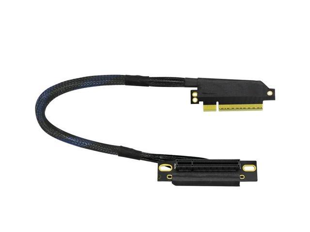 FOR PCIE 4.0 X8 TO X8 Flexible Riser Cable for AI Server Internal Left Right Connector