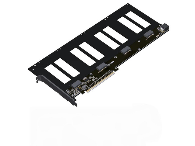 FOR PCIe 5.0 x16 to 4-Port U.2/EDSFF E1.S/E3.S (SFF-TA-1002) Hard Drive Splitter