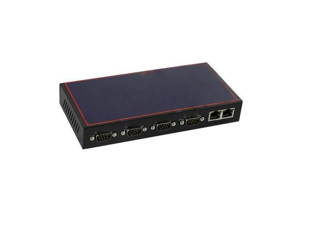 FOR Industrial Grade Serial Server 4 port Serial RS232/485/422 Device 10/100Mbps Full Duplex /Half Duplex dual ethernet RJ45 to com