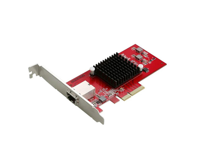 FOR PCI-Express x4 to single port 10G/5G/2.5G/1000M/ RJ45 Lan Adapter Ethernet n