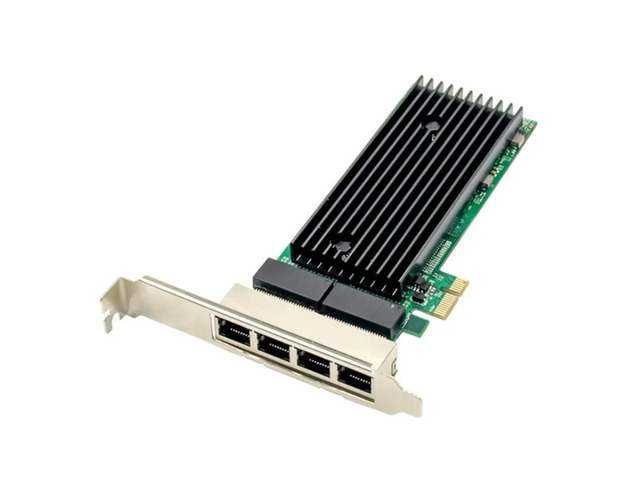 FOR pcie x1 1000m lan 4-Port RJ45 Ethernet PCI-Express X14 Server Adapter Network Card 82576 T4 Chipset