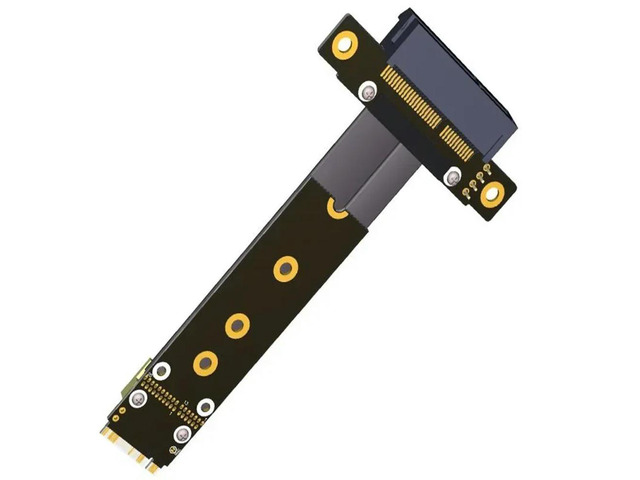 FOR Riser PCIe x4 3.0 PCI-E 4x To M.2 NGFF NVMe M Key 2280 Riser Card Gen3.0 Cable M2 Key-M PCI-Express Extension cord 32G/bps