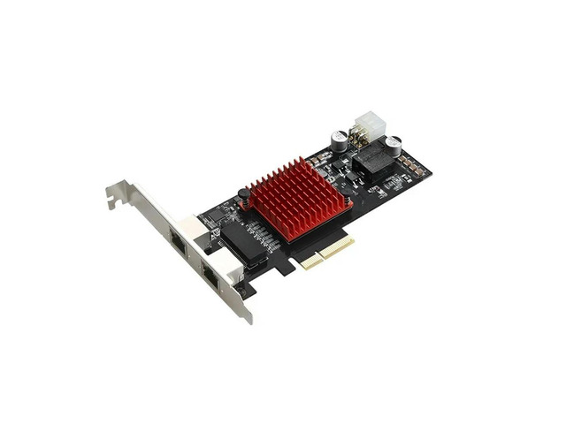 FOR Dual port POE ethernet adapter industrial camera image acquisition PCIe X4 n