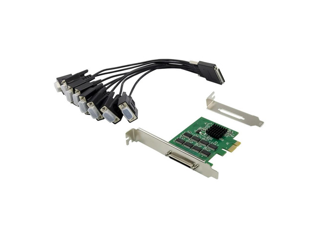 FOR PCI-E to 8 Port RS232 Serial Adapter Multiport Serial DB9 Controller Expansi