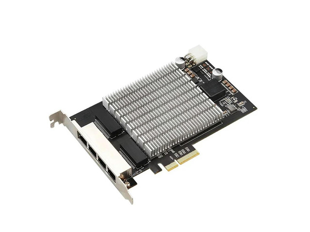 FOR 2.5G 4-port PoE Network Card PCIe PCI-E x4 Industrial Grade Network Card wit