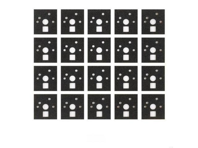 FOR 120 Pieces Mechanical Keyboard Switch Sticker Noise Dampener Foam Sound Reduction Insulation Film for Switch Stabilizer