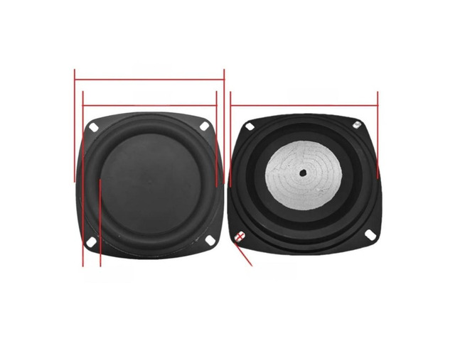 FOR 1pc 2/3/4inch Bass Speaker Plate Passive Diaphragm Parts Diaphragm Bass Plates DIY Woofer Speaker Plate