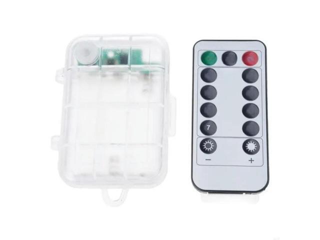 FOR 3Slot 2A Cartridge Case Waterproof Dustproof Holder with Timing Function Remote Button Operation for Electronics