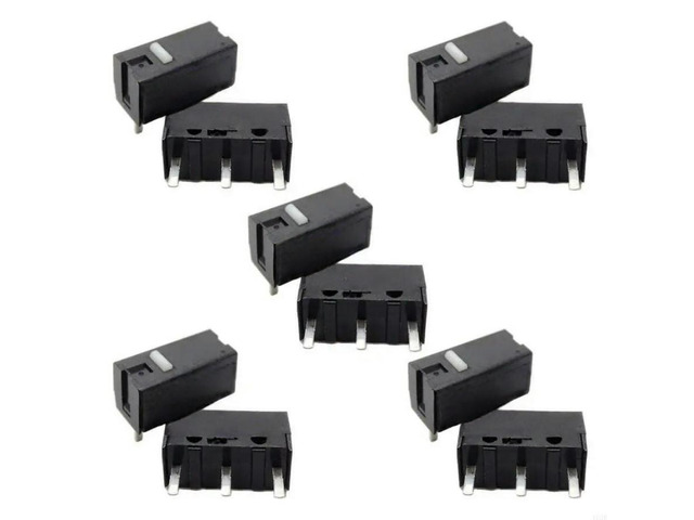 FOR 2/10Pcs D2FC-F-7N(100M) Micro Switches 0.74N 100Millions Mice Micro Switches