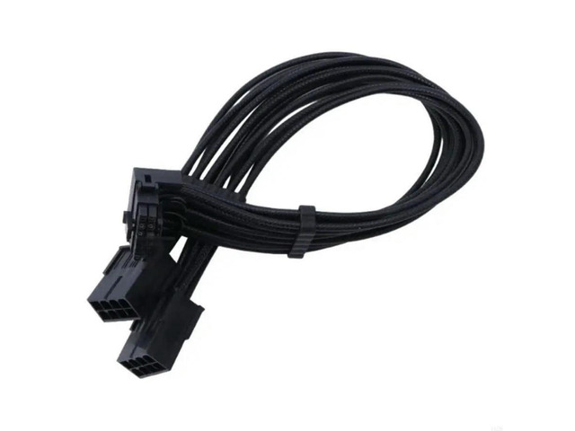 FOR RTX4000 Series 2x 8 Female to PCIE 5.0 12+4 16 Video Card Cable 12V WR PCIE 5.0 Straight/Elbow Head Cable