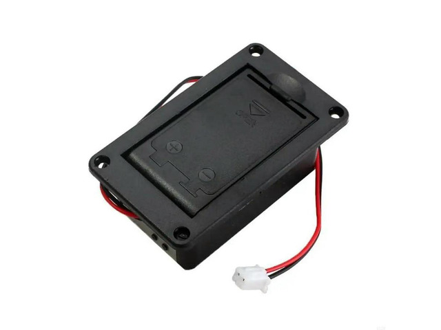 FOR 1PC 9V Holder for Case Box Cover For Guitar Bass Pickup Connector