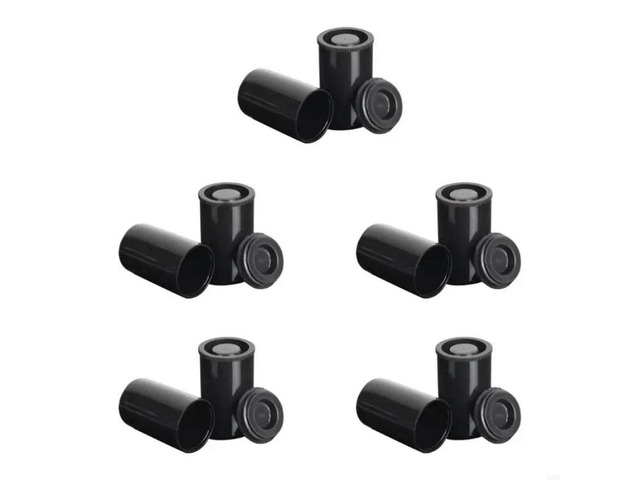 FOR 10Pcs 33mm Plastic Empty Film Canister Camera Reel Container Storage Case Can For Dust Contamination Accessories