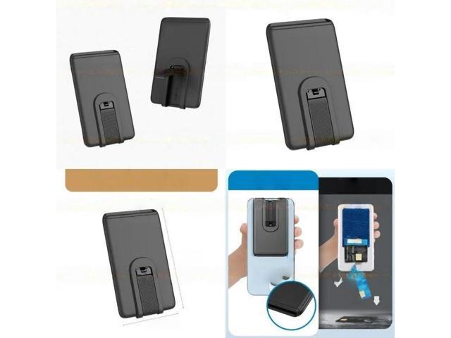 FOR Silic Card Slot Bag Holder Cellph Back Card Cover with Kickstand