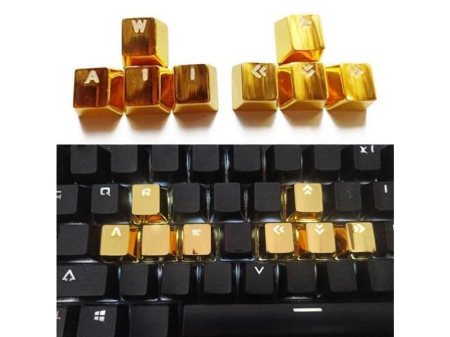 FOR 8 Keys Zinc-Alloy Backlit Keycaps Set WASD Directions Keycap For MX-Switches Backlit Gaming Mechanical Keyboard Keycap