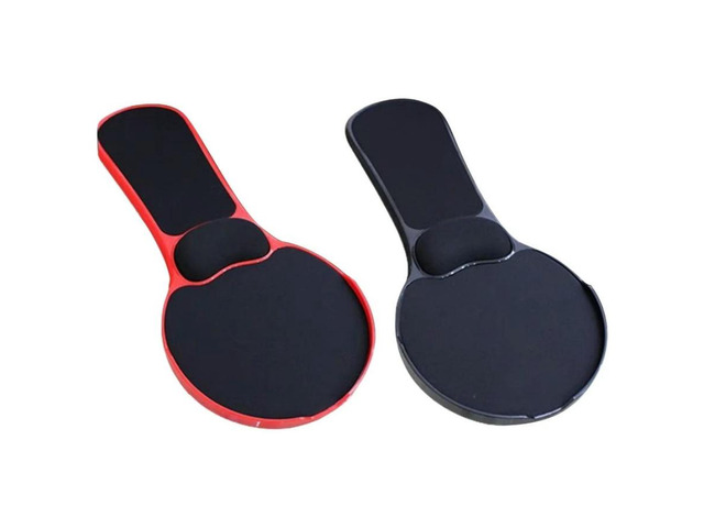 FOR 1pc Desk Chair Armrest Mousepad With NonSlip Wrist Cushion AntiFall Design ABS Build Computer Table Extender For Home Office