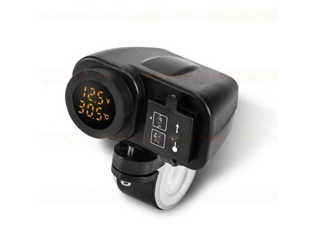 FOR 12-24V Dual USB Power Outlet for Car Motorcycle Waterproof Power Adapter