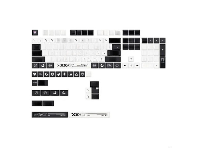 FOR 1pc Thick P Keycaps 128pcs Dye Sublimation Keycap Set XDA CSgo Profile for Mechanical Keyboard MultiLanguages
