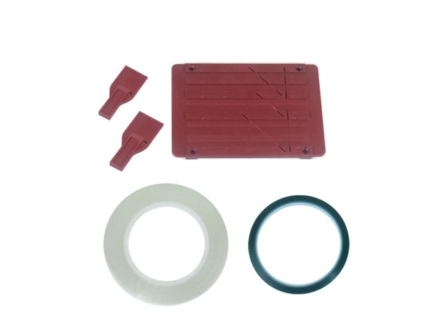 FOR 1pc Tape Splicing Set Reel to Reel Tape Recorder Splicing Block Tape for Opening Cassette Tape Repair with Two Fixers